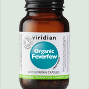 Organic Feverfew Leaf Extract 350mg 60 caps